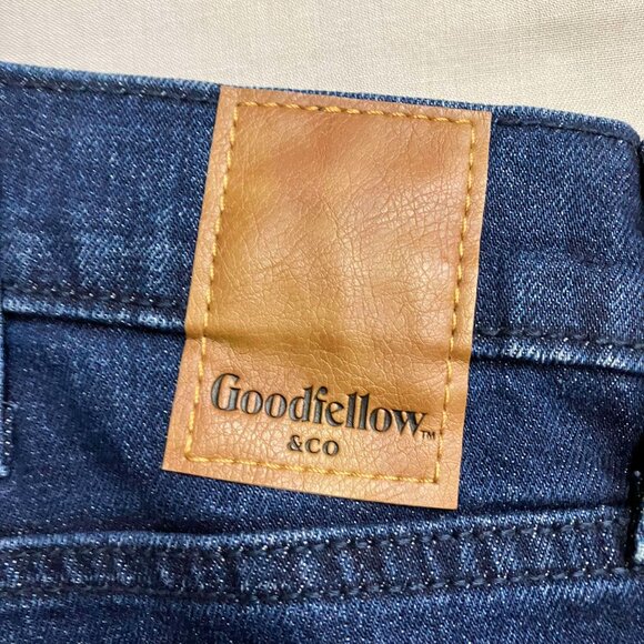 Goodfellow & Co Men's 40X30 Brooks Mid Rise Heavyweight Slim Fit Leg Full Jeans - Picture 9 of 16